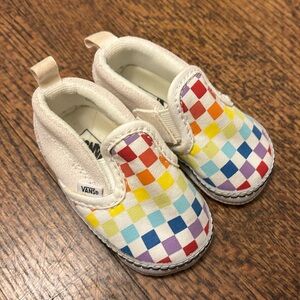Baby Soft Sole Rainbow Vans